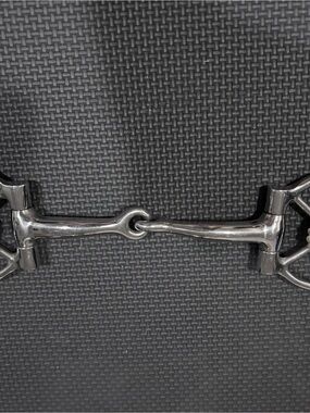 Floral Concho D-Ring
Snaffle Horse Bit